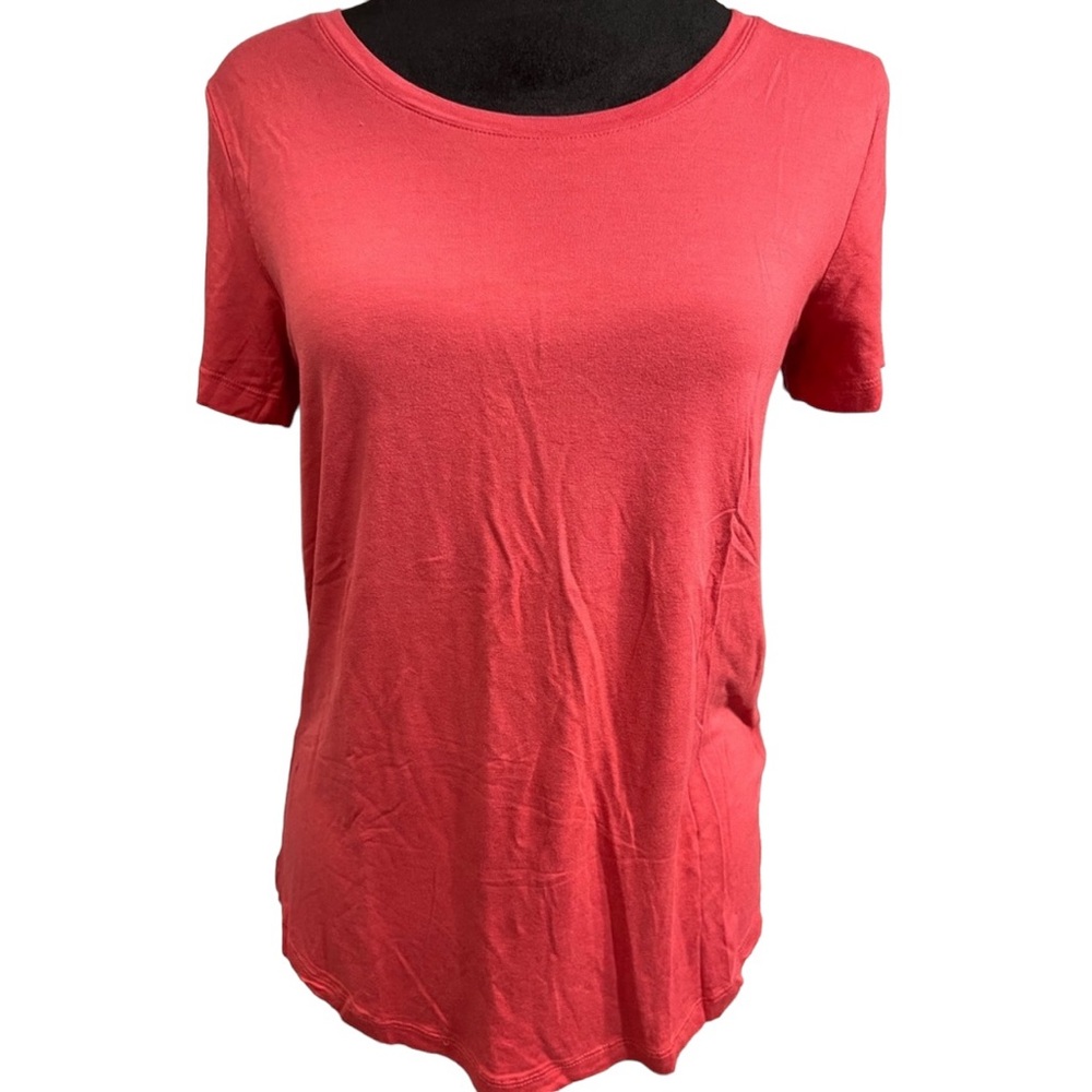 Gap Luxe Red T Shirt Size Small